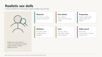 Realistic sex doll buyer checklist chart